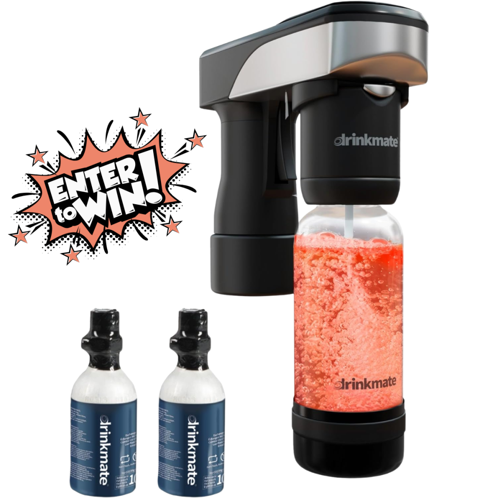 Fizz Up Any Drink With The Drinkmate Spritzer Portable Machine!