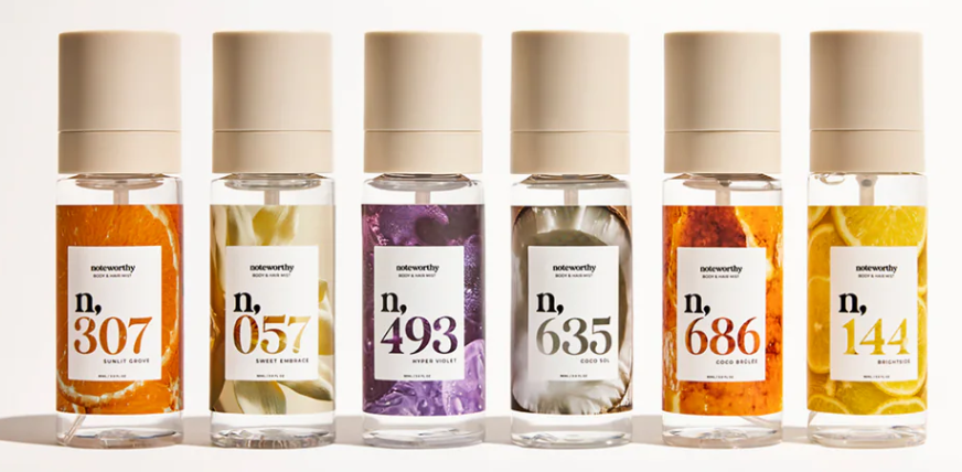 Noteworthy scents officially launched new body sprays, and they smell SOOO good! These new body mists deliver the same elevated fragrance experience you know and love from Noteworthy, in lightweight sprays that are a fresh and versatile way to wear your favorite fragrance every day, and priced at $39.