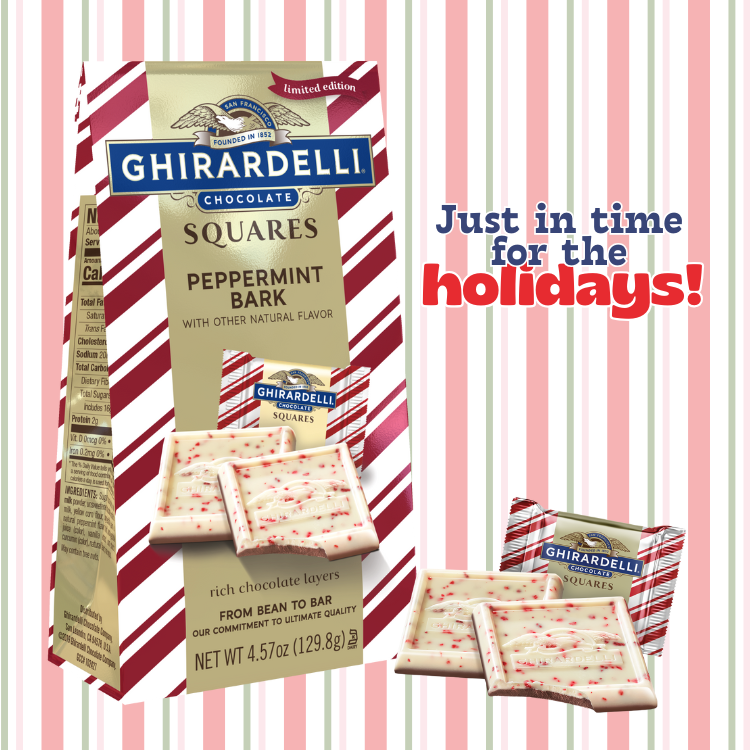 Ghirardelli Peppermint Bark Is Back Ghirardelli Peppermint Bark Is Back