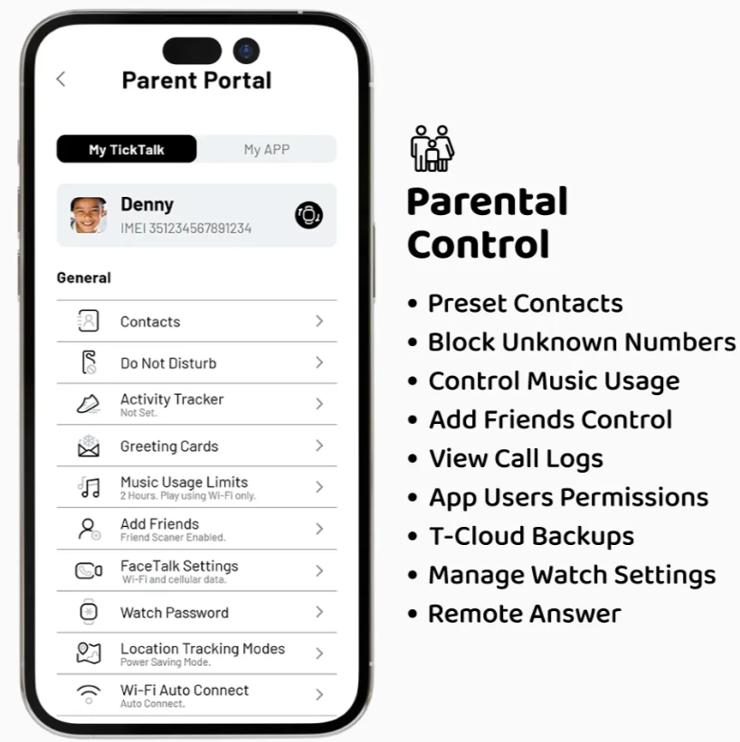 TickTalk 5 Smartwatch For Kids With GPS