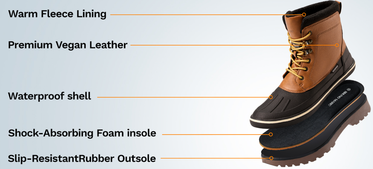 Insulated Waterproof Snow Boots