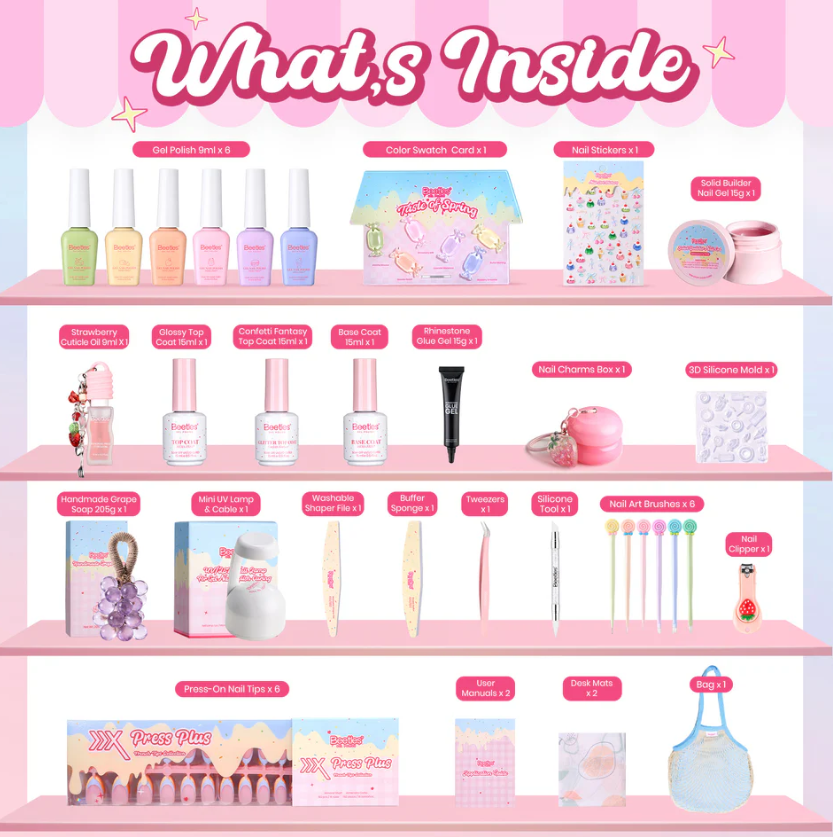 Best Professional Gel Nail Polish for Spring: Beetles Taste of Spring Box