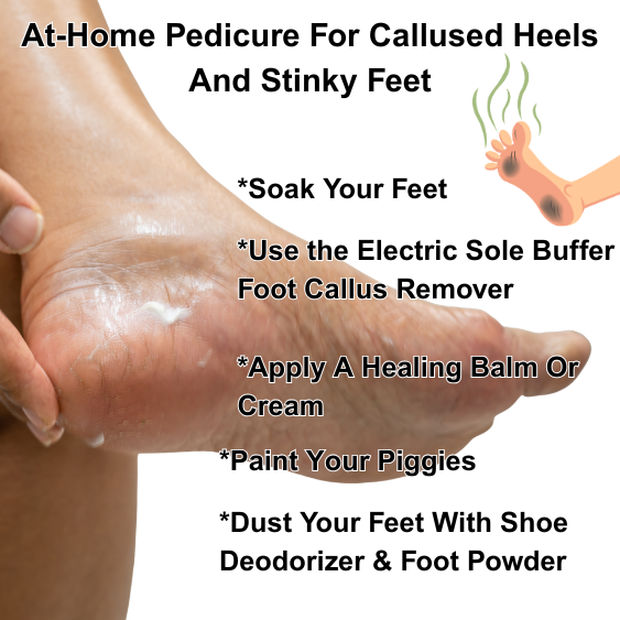 At-Home Pedicure For Callused Heels And Stinky Feet For Pampered Dawgs!