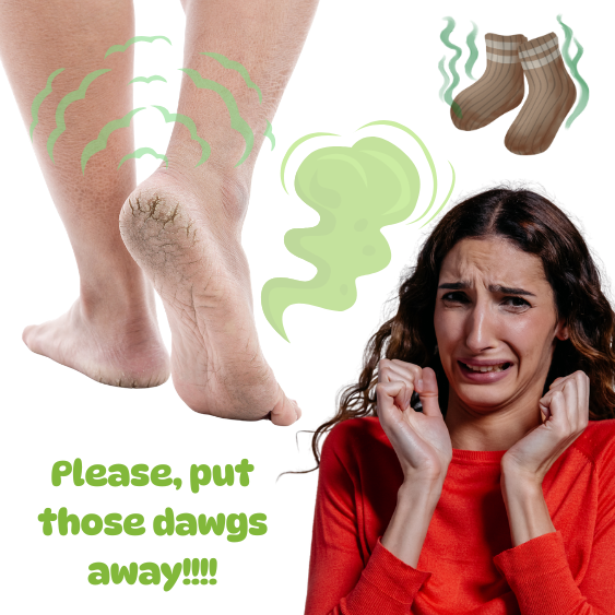 At-Home Pedicure For Callused Heels And Stinky Feet