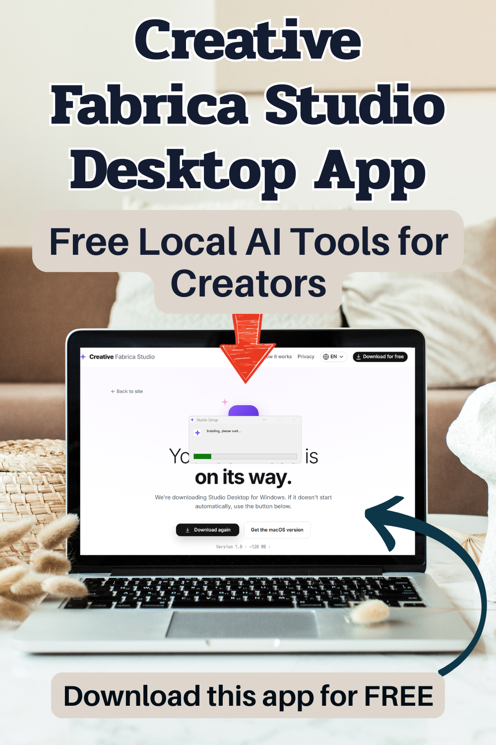 Creative Fabrica Studio Desktop App: Free Local AI Tools For Creators And Bloggers