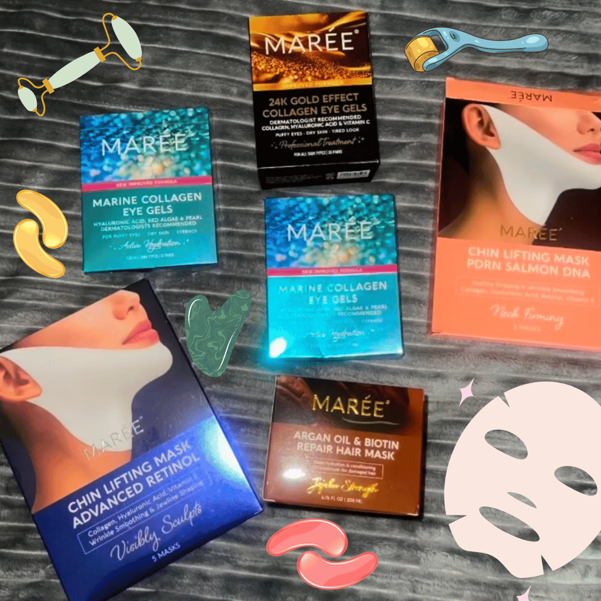 These MAREE Beauty Products Help Puffy Eyes, Sagging Jowls, And Frizzy Hair