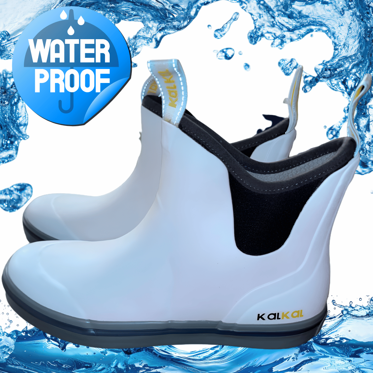 These Durable Ankle Rubber Deck Boots Are Made For Messy Weather These Durable Ankle Rubber Deck Boots Are Made For Messy Weather