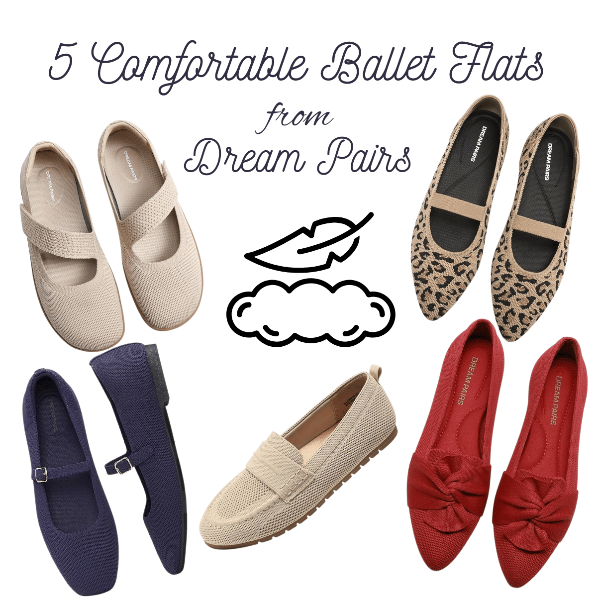 5 Comfortable Ballet Flats From Dream Pairs For Travel And Back To School