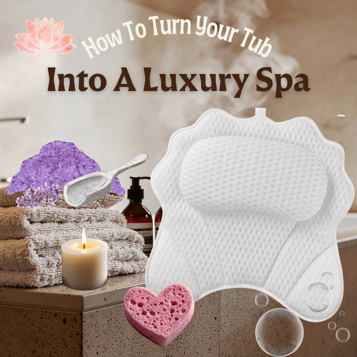 How To Turn Your Tub Into A Luxury Spa With The Best Bath Pillow Of 2026!