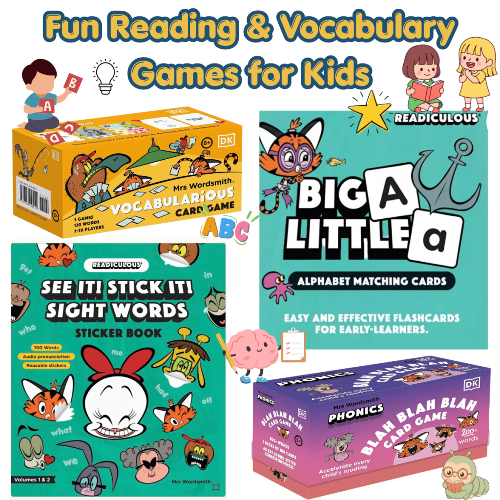 Fun Reading and Vocabulary Games for kids Fun Reading and Vocabulary Games for kids