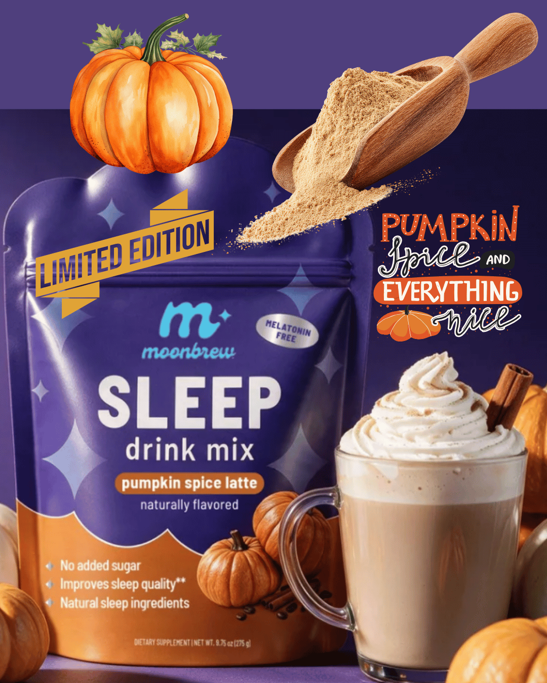 Cozy Up This Fall With MoonBrew’s Limited-Edition Pumpkin Spice Latte Sleep Drink Cozy Up This Fall With MoonBrew’s Limited-Edition Pumpkin Spice Latte Sleep Drink