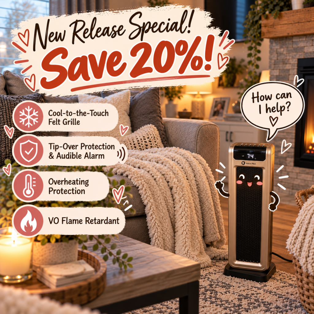 Beyond Heat Voice Control Space Heater That Talks!