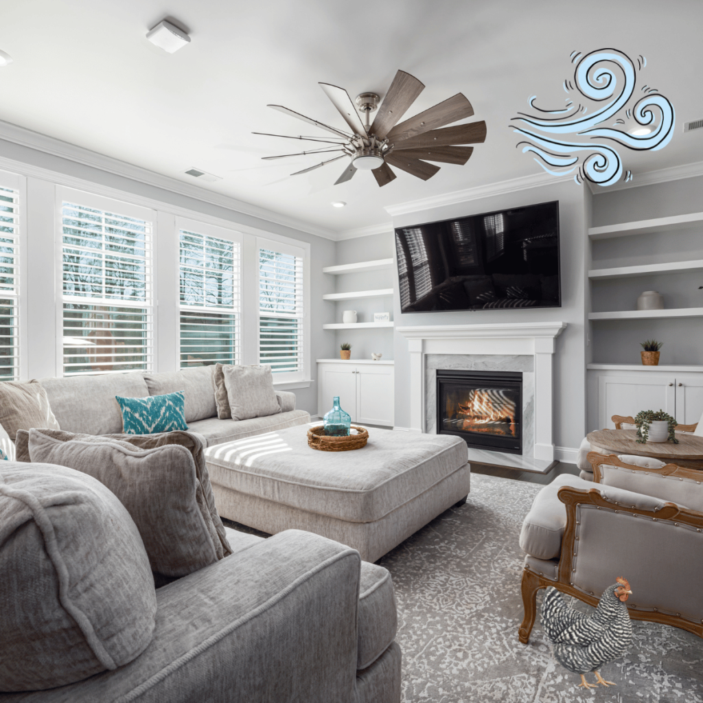 5 Steps To A Farmhouse Ceiling Fan Reset For A Cozier Home This Fall